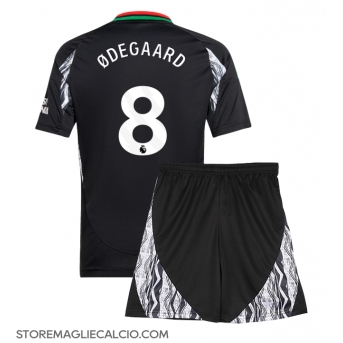 Arsenal Martin Odegaard #8 Maglia Gara Trasferta Repliche 2024-25 Bambino